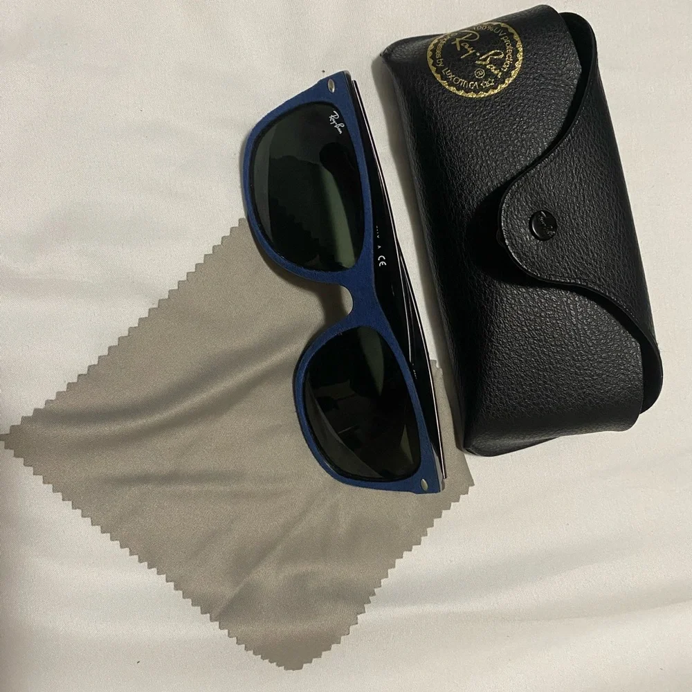 Ray-Ban Blue and Black Sunglasses - Picture 6 of 14